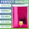 Hot Pink Metallic Bubble Mailers 4" x 8", Pack of 20 Opaque Mail Bubble Envelopes with Sturdy Adhesive Line, Reliable Padded Shipping Envelopes, Cushioning and Waterproof Padded Envelopes